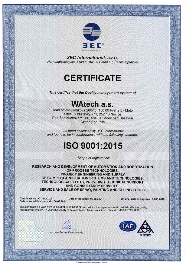 Certifikat WAtech ISO EN 615x871